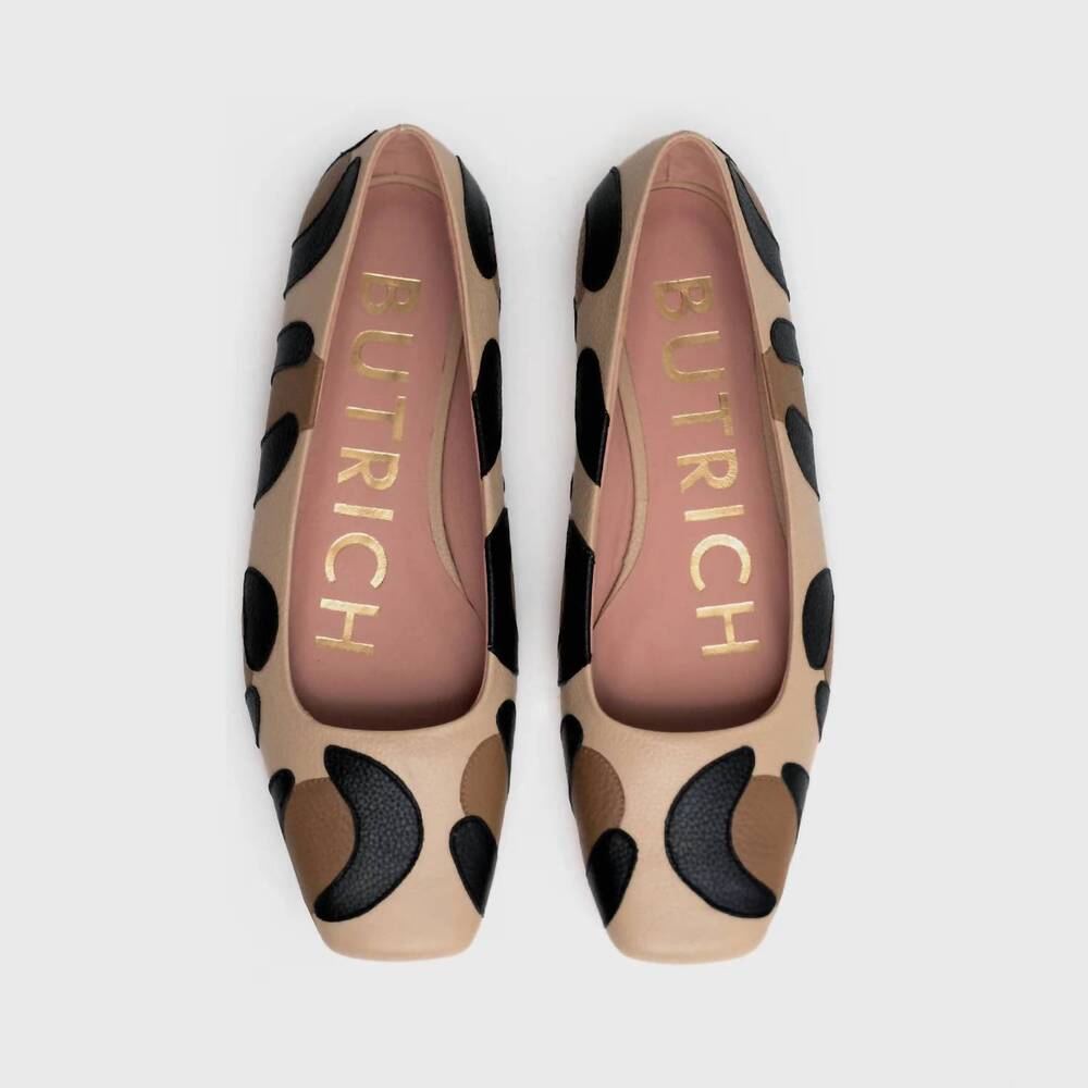 NEW BUTRICH women's kat ballet flat in cream - Picture 2 of 2